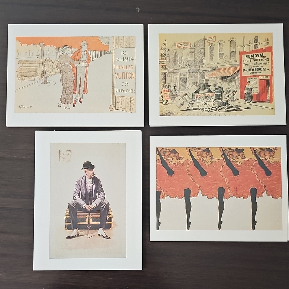 Parisan Vintage Art Print Card Set